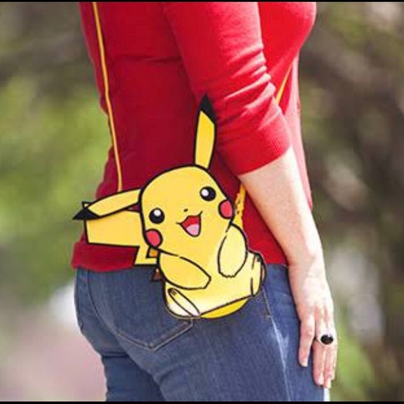 Pikachu Crossbody Bag Purse Vegan Leather - Picture 4 of 8
